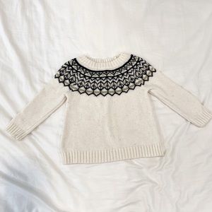 Gymboree toddler sweater cream color.